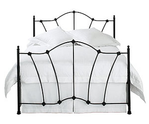 Stock- Original Bedstead Co- The Thorpe 4FT 6 Double Metal Bed (Satin Black)