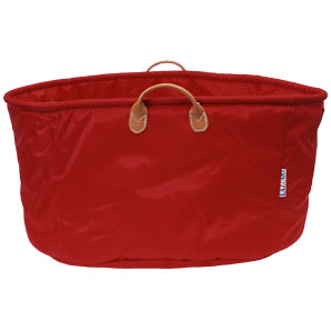 A tough red nylon tub that is the perfect solution