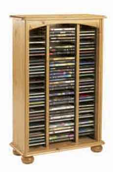 CD/DVD STORAGE UNIT HOLDS 40 DVD AND 96 CD STANDARD CASES