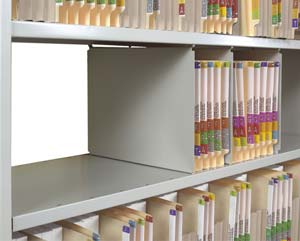 Unbranded Stormor document storage shelf dividers