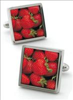 Unbranded Strawberry Cufflinks by Robert Charles