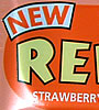 Strawberry Mini Refreshers Bar - strawberry flavoured fizzy chewy bars.