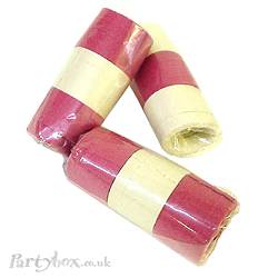 Streamers - Red & white - pack of 12 throws