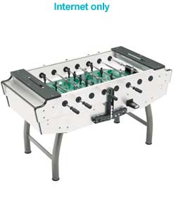 Unbranded Striker Table Football Game - Brushed Aluminium