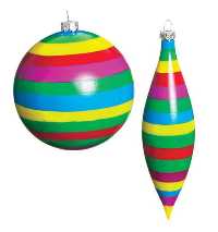 Stripey Decorations - Styles may vary