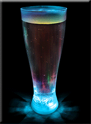 Unbranded Strobing Beer Glass