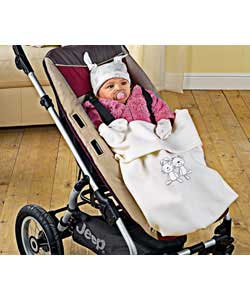 Stroller Blanket with Hat and Mitts