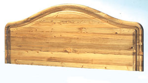 A luxurious solid pine headboard from the Stuart J
