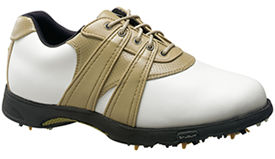Demonstrating the importance of comfort and fit. Stuburts Concept Lite golf shoe features leather