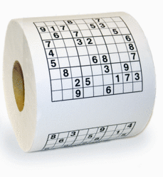 Unbranded Sudoku Toilet Paper