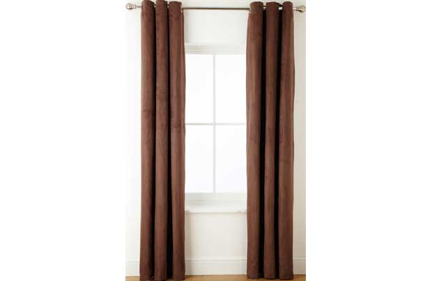 These Suedette Curtains 168 x 183cm - Cappuccino will add a touch of class and elegance to any living area. Made from 100% polyester
