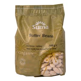 Unbranded Suma Organic Butter Beans - (dried) 500g