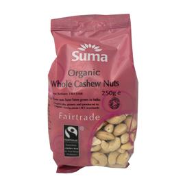 Unbranded Suma Organic Cashews Fairtrade - 250g