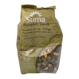 Unbranded Suma Organic Pumpkin Seeds - 250g