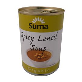 Unbranded Suma Organic Spicy Lentil Soup - 400g