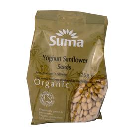 Unbranded Suma Organic Sunflowers - Yoghurt Coated - 125g