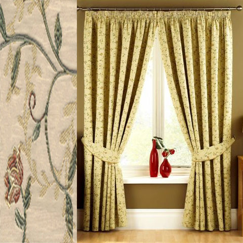 Unbranded Sundour Cedar Luxury Fully Lined Curtains