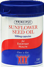Sunflower Seed Oil x 180 Capsules by Principle