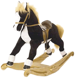 This is the top of the range bow rocker horse. The