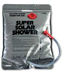 Super Solar Shower that Heats Water from the Suns Rays