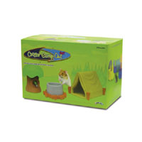 Turn any little critters home into an oudoor adventure with the Critter Camp-Out Set. Hamsters, gerb