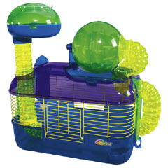 CritterTrail Z is the Zany home with a removable cool and crazy Run-about exercise ball. It also fea