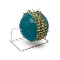 Rollin the Hay is nutrition and fun rolled into one! This spectacular spinning hay holder can be use