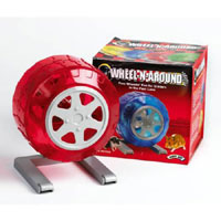 Get Ready, Get Set...GO! Wheel-N-Around provides free wheelin fun for hamsters and gerbils in the fa