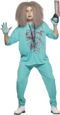 Surgeon Costume with Blood Splatters