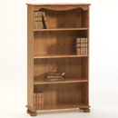 Sussex pine bookcase with 3 shelves furniture