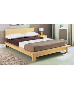 Sutton Beech Double Bedstead with Comfort Mattress