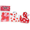 Two lovely ducks containing luxurious bath cream with heart shaped, dissolving bath confetti.