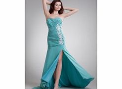 Unbranded Sweetheart Backless Pleat Dropped Beading Side