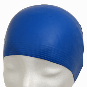 Latex swimming cap. One size