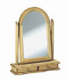 Swivel Mirror with 2 Drawers from the Corndell Country Cottage range
