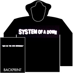 system of a down logo hoodie