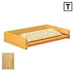(T) Scandinavian Real Wood Veneer Optional Keyboard Extension For Corner Desk (NT247)-Oak