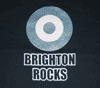 Brighton Rocks.Short SleeveNavy with stylised metallic blue rock motif.Machine washableOne
