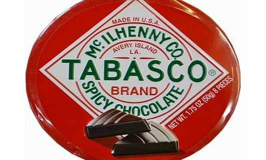 Unbranded Tabasco Chocolate Wedges in a Tin 4894CX