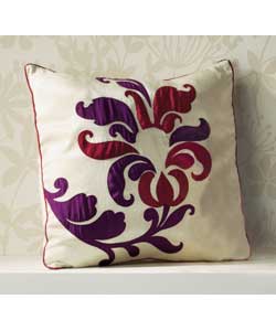 Unbranded Taffeta Scroll Cushion