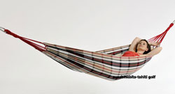 The Tahiti hammock has extra long cords which makes even a small single hammock very comfortable.