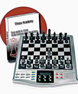 Chess game which teaches and warns you by speech. Over 1000 level settings. 5 styles of play and pla