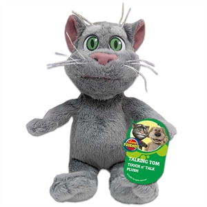 Unbranded Talking Tom Cat Toy with Sounds - 8`
