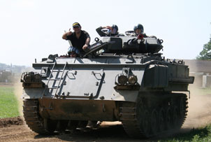 Experience the fun and excitement of driving a tank over a variety of challenging courses set in a W