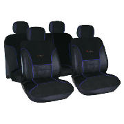 Unbranded Targa Seat Cover Set Black/Blue