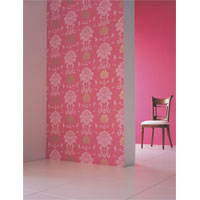 Tate Exhibition Wallpaper Hot Pink 10m