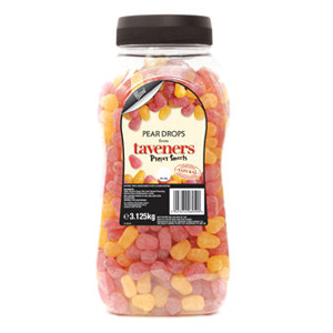 Unbranded Taveners Pear Drops Jar