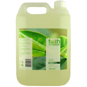 This tea tree shampoo, by Faith in Nature, uses tea tree oil combined with orange and lime oils for 