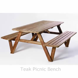 Picnic Tables Benches with Free Delivery from Rawgarden. This solid picnic table is built to last. M