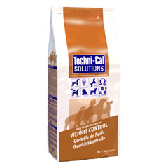 Techni-Cal Weight Control is a complete pet food for overweight or less active dogs. It contains pea
